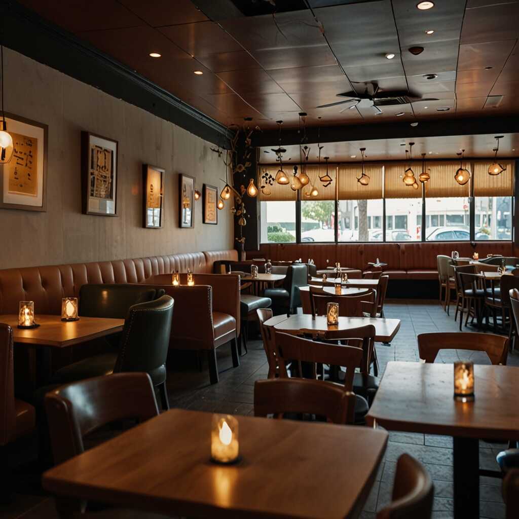 Burrillville server folds napkins with elegant style